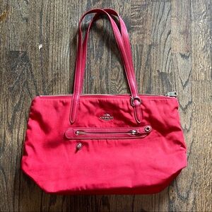 Coach Red Women's Tote Bag